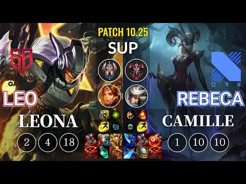 SB Leo Leona vs DRX Rebeca Camille Sup - KR Patch 10.25