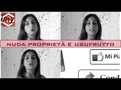 nuda proprietà e usufrutto