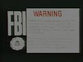 FBI Warning VHS