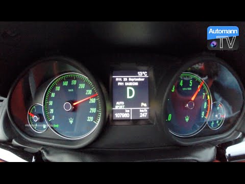 Thumbnail for Maserati GranTurismo (405hp) - 0-253 km/h acceleration (60FPS) by Maserati GranTurismo