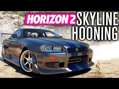 FAST & FURIOUS PAUL'S SKYLINE R34 HOONING! | Forza Horizon 2