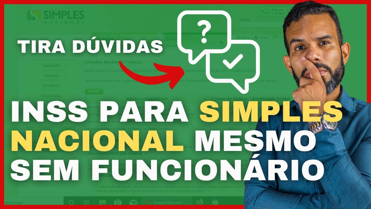 Simples Nacional mesmo sem funcionário precisa pagar INSS? Descomplica AÍ