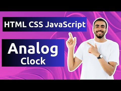 Analog Clock Using Html5 Css3 Javascript