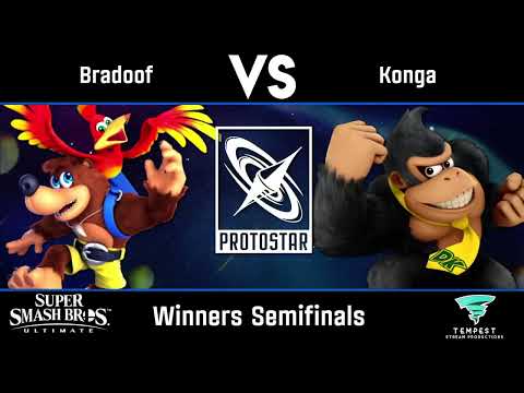 Bradoof (Banjo) vs Konga (Donkey Kong) - Winners Semifinals - Protostar #13