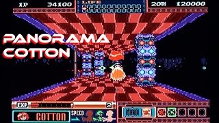 Panorama Cotton playing (badly) on the Mega Drive