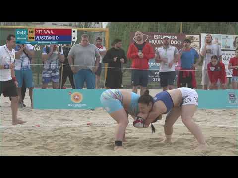 Round 1 Women's BW - +70 kg: A. PITSIAVA (GRE) v. D. VLASCEANU (ROU)