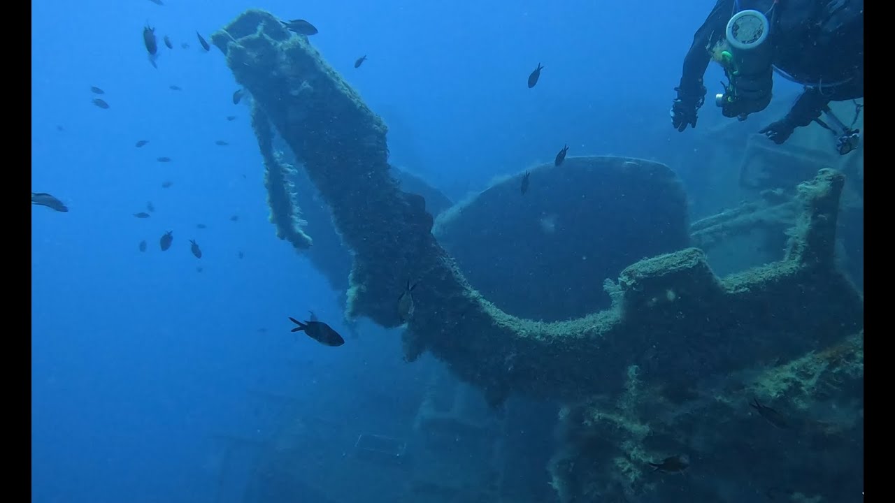 Zenobia, dive #1 (2025) - outside the wreck