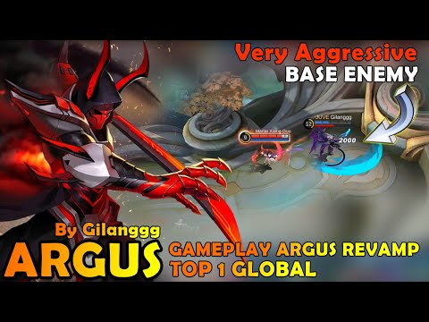 New Revamped Argus | Gameplay Argus Revemp | Top 1 Global Argus - Mobile Legends