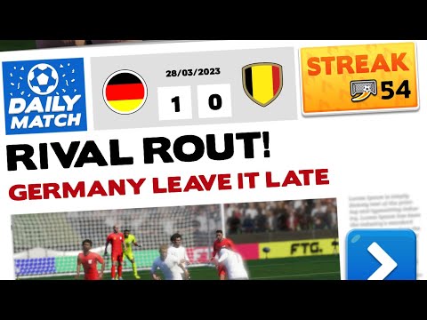 Streak - Score! Hero 2023 - Germany Vs. Belgium
