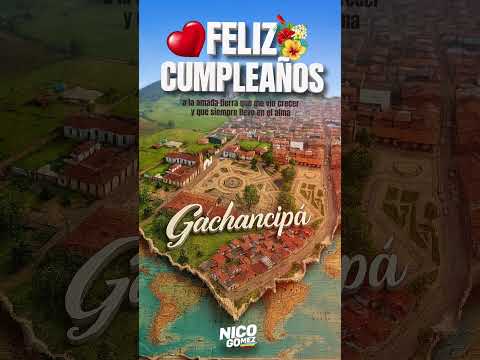 Feliz cumpleaños mi amada Gachancipá 💚💛🤍💯🫶 #nicogómez #cundinamarca #Gachancipá