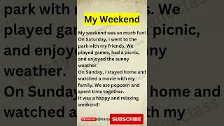Download lagu How to Talk About Your Weekend in English 🏞️ | Easy Phrases to Share Fun Stories #weekend #shorts mp3 Download lagu How to Talk About Your Weekend in English 🏞️ | Easy Phrases to Share Fun Stories #weekend #shorts mp3