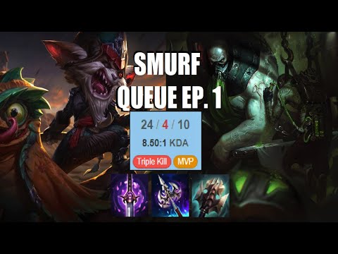 Kled vs. Urgot matchup - Entering the Smurf Queue Ep. 1