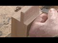 Build a basic workbench with Phil Lowe - part 2 - Mortise and Tenon Joinery