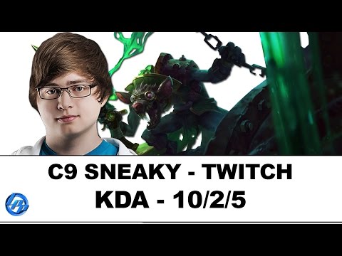 C9 Sneaky - Twitch vs Ezreal - NA Duo LemonNation