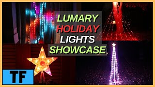 Lumary Holiday Light Bundle Showcase! - Star Waterfall, Cone Christmas, Curtain Lights and Tree Star