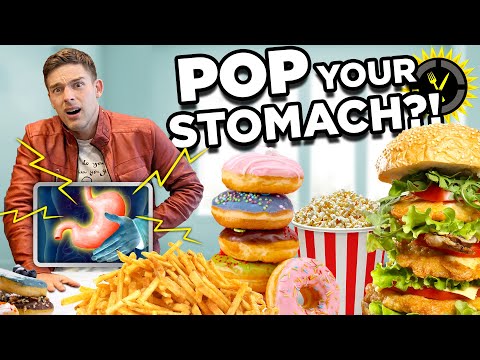 Food Theory: Can Eating Too Much POP Your Stomach?