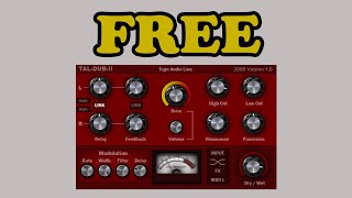 Video thumbnail for FREE TAL-Dub-2 by TAL Software by FREE PLUGINS FREE