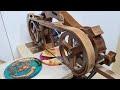 Universal Band Saw Made Of Wood 2 Part Original Clock Made Of Wood And Epoxy Resin