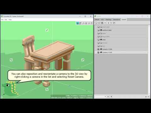 Crocotile 3D 🐊 Cameras