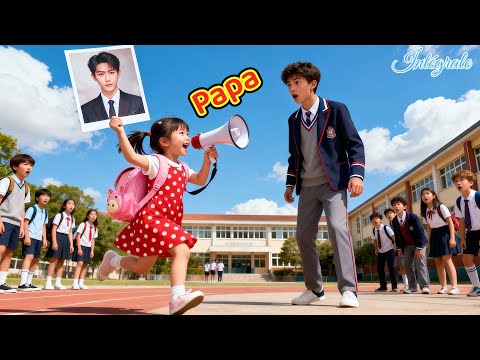 Fillette de 5 ans crie « Papa » à un lycéen ! Toute la classe est sous le choc… elle vient du futur!