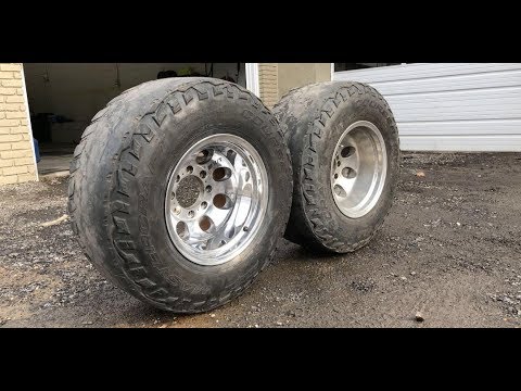 Refinishing a set of Aluminum Micky Thompson Wheels.
