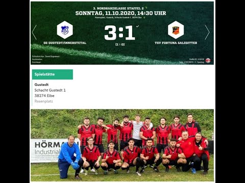 Spiel TSV Fortuna Salzgitter : SG Gustedt/Innerstetal vom 11.10.2020