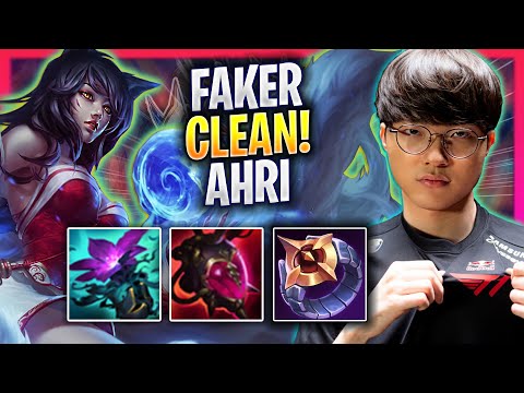 FAKER IS SO CLEAN WITH AHRI! - T1 Faker Plays Ahri MID vs Taliyah! | Season 2024