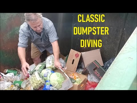 IT'S A CLASSIC FREAKIN FRUGAL DUMPSTER DIVE!!!