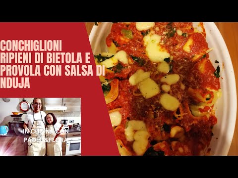 Avete la bietola e non sapete come cucinarla fate questa ricetta(conchiglioni ripieni)
