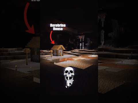 Minecraft Herobrine House Seed Moment