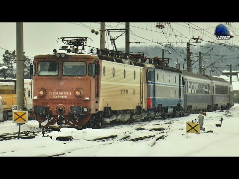 Trenuri în Zăpadă & Activitate Feroviară în Gara Beclean pe Someș - 05 Ianuarie 2026