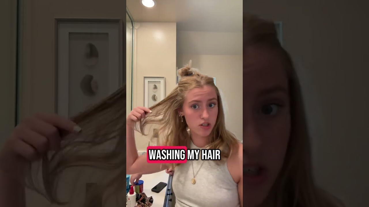 if you don’t have shampoo ￼ use cornstarch ￼#hair#grwm#hairtok#lifehack#funny#youtubeshorts#viral