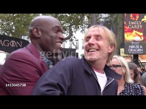 Rhys Ifans and cast attend the 'House Of The Dragon' Premiere in London, England. [August 15, 2022].