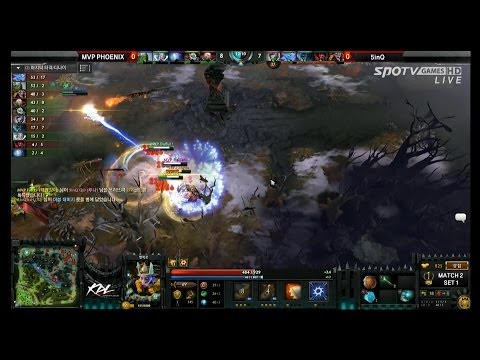 [KDL] 티어1 : 1세트 5InQ vs MVP PHOENIX -도타2,EsportsTV