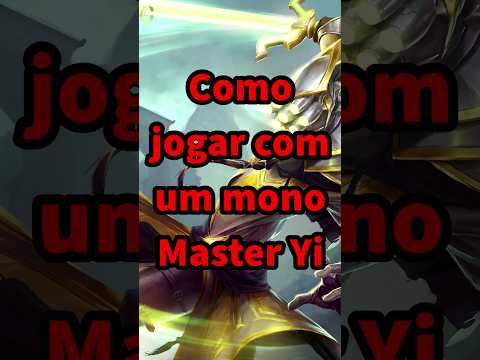 Como jogar com um mono Master yi #leagueoflegends #wildrift #fy