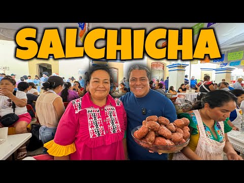 OAXACA y su SALCHICHA TRADICIONAL | Feria de la Salchicha de EJUTLA DE CRESPO, OAXACA
