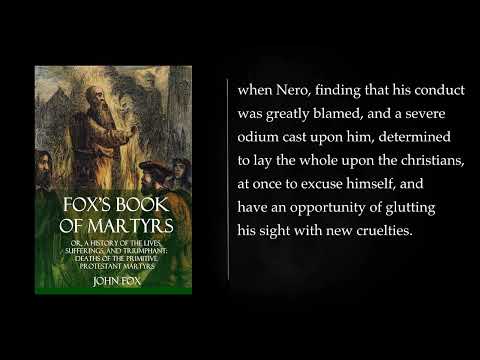 (1/3) Foxe's Book of Martyrs by John Foxe. Audiobook - full length, free