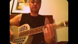 God Moves On The Water (Blind Willie Johnson) acoustic/resonator blues bottleneck/slide guitar cover