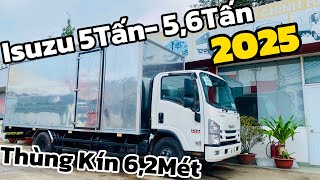 Isuzu 5 Tấn 2025 Thùng Kín 6M2 | Giá Isuzu 5 Tấn 2025 | Thông số xe tải Isuzu 5 Tấn Thùng Kín 2025