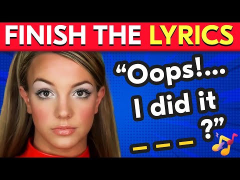 FINISH THE LYRICS🎵 Most Popular Songs from 2000-2024 Songs  📢 Music Quiz