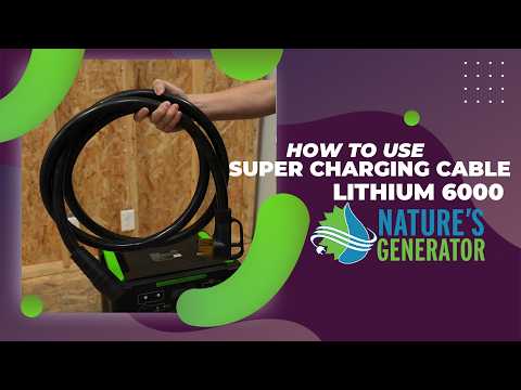 How to Super Charge the Nature’s Generator Lithium 6000 + UPS Demonstration