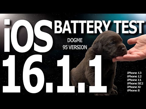 iOS 16.1.1 Battery Life / Battery Drain / Battery Performance Test. (Special version Dogme 95)