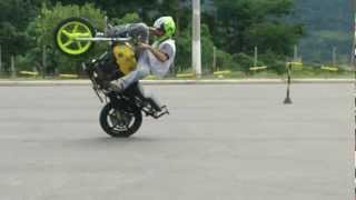 preview picture of video 'Stunt Brasil 2012 douglas aracruz ES pedacinho do treino moto twister250 a venda.'