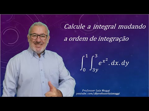 INTEGRAL DUPLA RESOLVIDA COM INVERSÃO DE ORDEM DE INTEGRAÇÃO#professorluizmaggi
