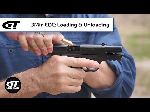 Semi automatic pistol loading and operation video