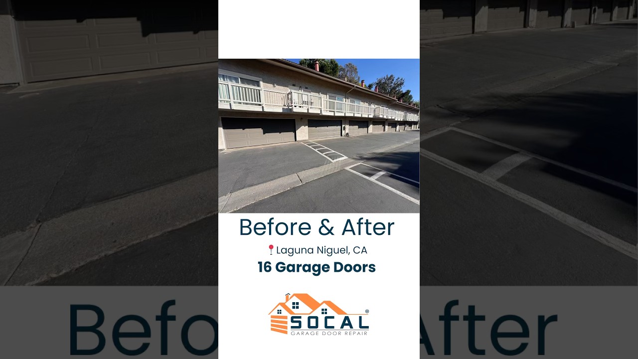 16 Garage Doors Installed in Laguna Niguel, CA! ⚙️ | SoCal Garage Door Repair Inc.