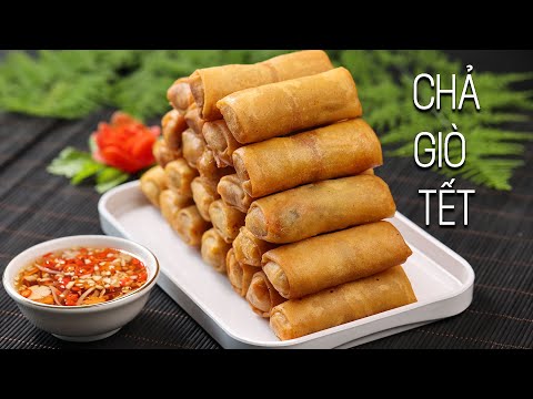 Đây là cách để Món Chả Giò giòn xốp giòn lâu không bị cứng