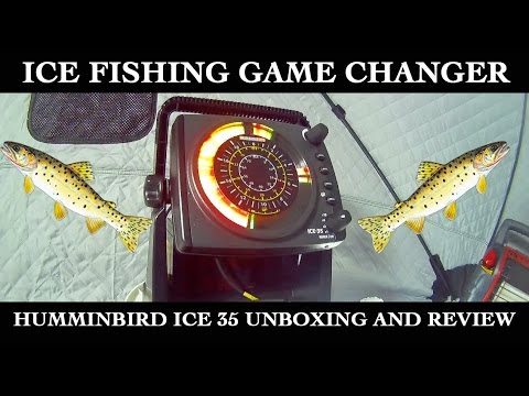 HUMMINBIRD ICE 35 UNBOXING + ON ICE REVIEW