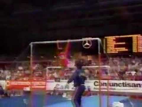 Pak Gyong Sil - 1989 Worlds Team Optionals - Uneven Bars