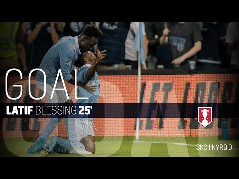 Lamar Hunt U.S. Open Cup: Sporting KC vs. New York Red Bulls: Latif Blessing Goal - Sept. 20, 2017